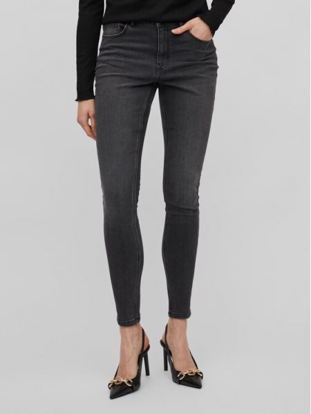 Jeans skinny Vila gris