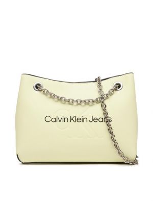 Listová kabelka Calvin Klein Jeans zelená
