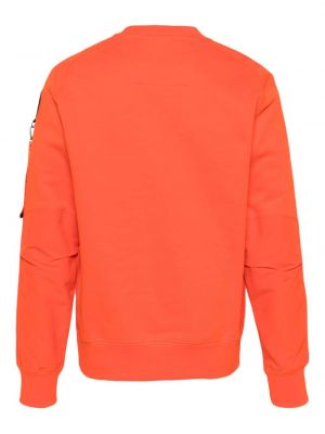 Bluza bawełniana z nadrukiem Parajumpers pomarańczowa