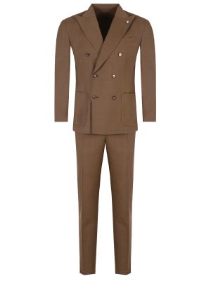 Шерстяной костюм L.b.m. 1911 коричневый