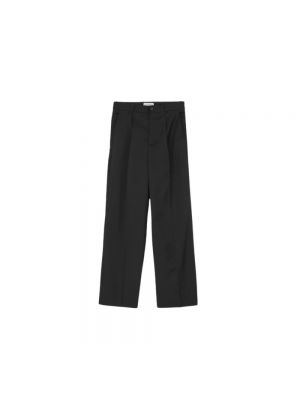 Czarne proste spodnie Han Kjobenhavn