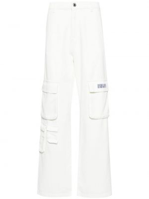 „cargo“ stiliaus kelnės Les Benjamins balta