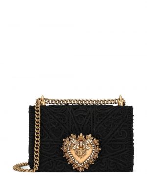 Τσάντα ώμου με δαντέλα Dolce & Gabbana