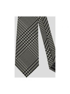 Jedwabny krawat Tom Ford biały