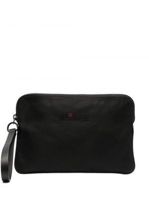 Brodert clutch Kiton svart