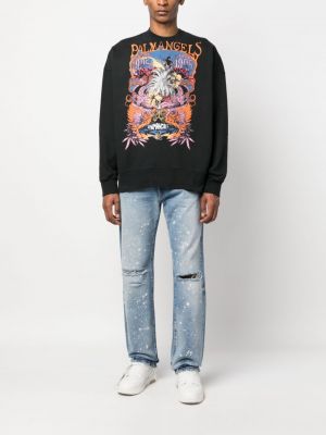 Sweatshirt aus baumwoll mit print Palm Angels schwarz