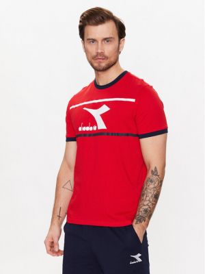 T-shirt Diadora rosso