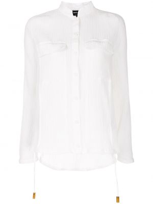 Camisa con bolsillos Giorgio Armani blanco