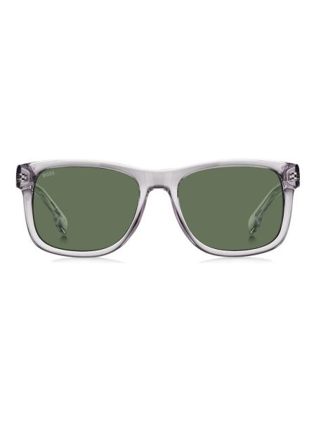 Okulary przeciwsłoneczne z kryształkami Hugo Boss brązowe