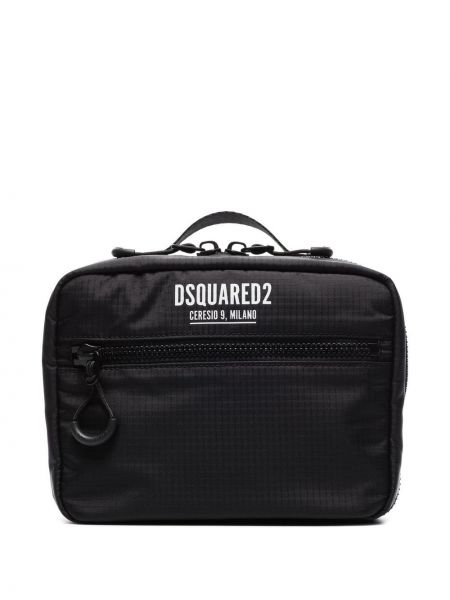 Pisemska torbica Dsquared2 črna