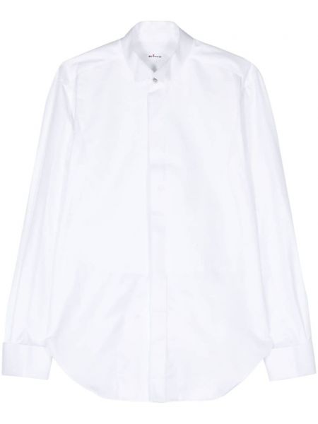 Bavlnená košeľa Kiton biela