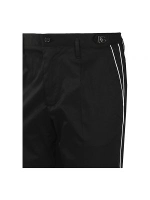 Pantalones chinos de algodón Dolce & Gabbana negro
