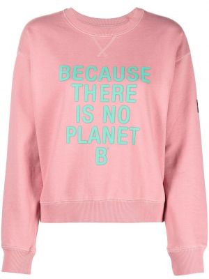 Trykt sweatshirt Ecoalf rosa