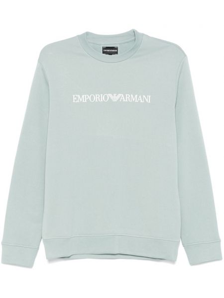 Sweatshirt Emporio Armani mavi