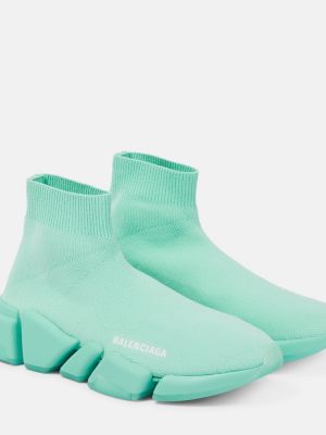Sneakersy Balenciaga Speed zielone