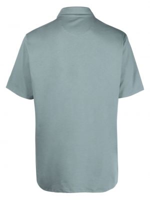 Kokvilnas krekls ar pogām Vince zils