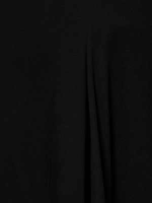 Bavlněné tričko jersey Yohji Yamamoto černé
