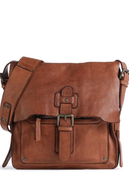 Кожаная сумка через плечо Harold's коричневая