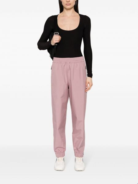 Kalhoty Moncler Grenoble růžové