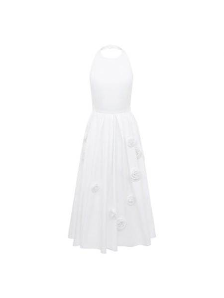 Хлопковое платье Prada белое