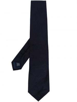 Svilena kravata z vezenjem Polo Ralph Lauren modra