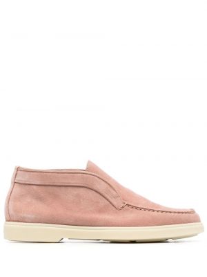 Pantofi loafer slip-on Santoni roz
