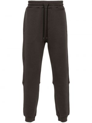 Fleecové sportovní kalhoty s výšivkou Dondup šedé