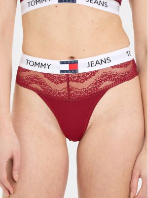 Κιλότα Tommy Jeans κόκκινο