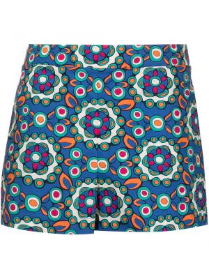 Pantalones cortos con estampado geométrico La Doublej azul