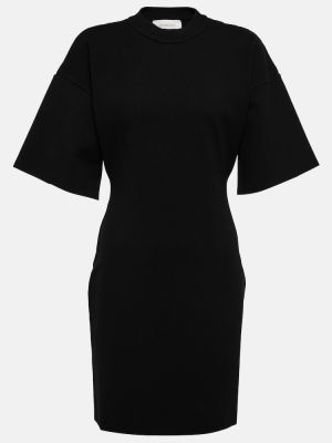 Φόρεμα από ζέρσεϋ Sportmax μαύρο
