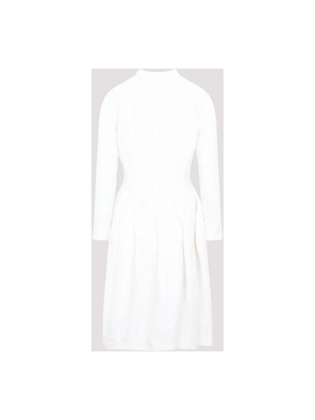 Sukienka koszulowa Bottega Veneta biała