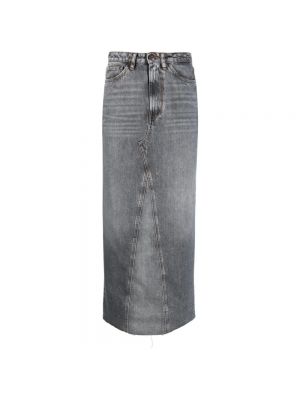 Spódnica jeansowa 3x1 szara
