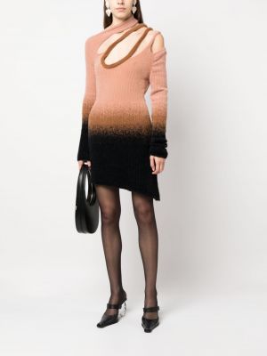 Pletené mini šaty s přechodem barev Ottolinger