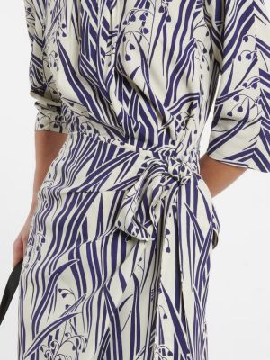 Midi haljina s printom Prada