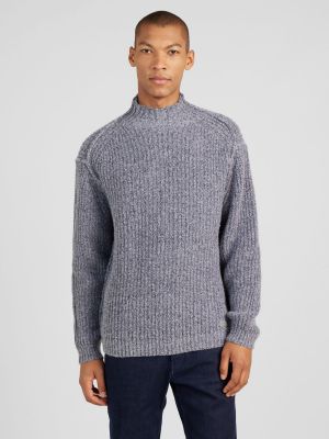 Džemperis ar augstu apkakli Calvin Klein pelēks
