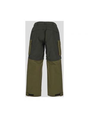 Spodnie cargo Moncler zielone