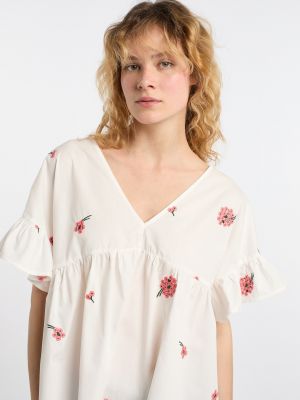Памучна блуза Dreimaster Vintage