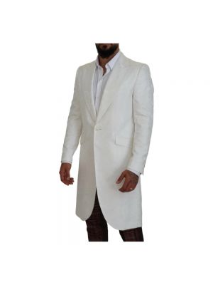 Płaszcz zimowy Dolce And Gabbana biały