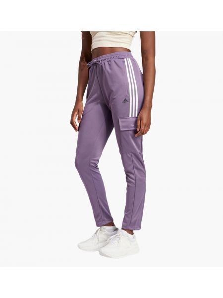 Фіолетові штани карго Adidas
