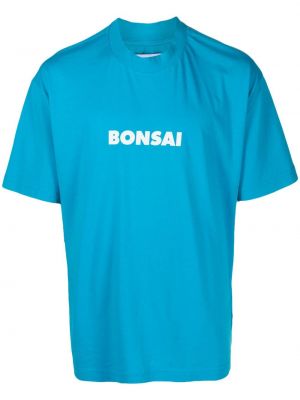 T-shirt en coton à imprimé Bonsai