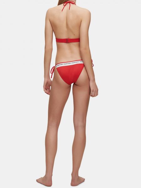 Slipové plavky Calvin Klein Underwear červená