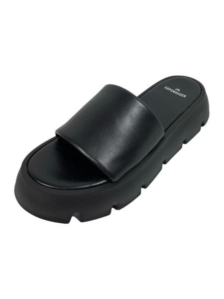 Calzado de cuero con plataforma Copenhagen Shoes negro