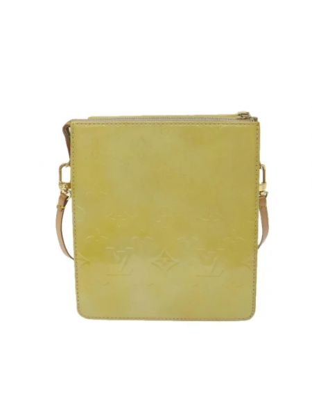 Bolso cruzado de cuero retro Louis Vuitton Vintage beige