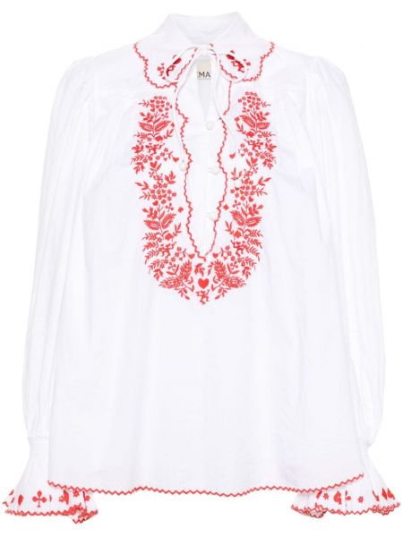 Chemise en coton de motif coeur Alemais