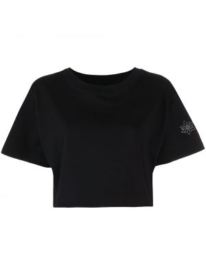 Camiseta de tela jersey Styland negro