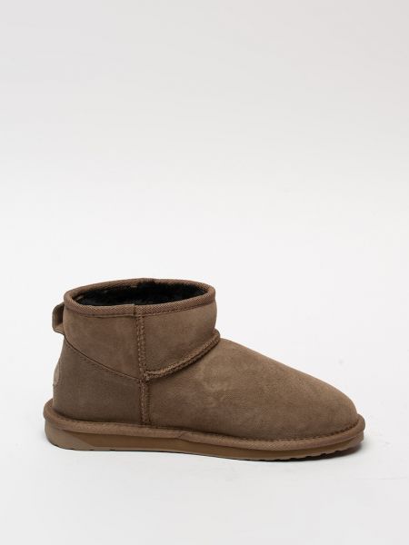 Замшевые ботинки Emu коричневые