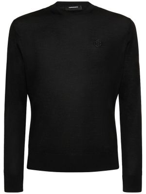 Suéter de lana Dsquared2 negro
