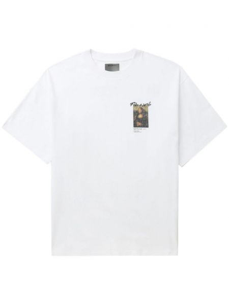 T-shirt aus baumwoll mit print Musium Div. weiß