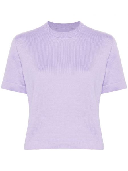 Bavlněné tričko Cordera fialové