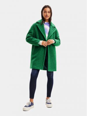 Kabát Desigual zelený
